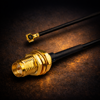 Picture of IPEX1 to RP-SMA / SMA Male Cable