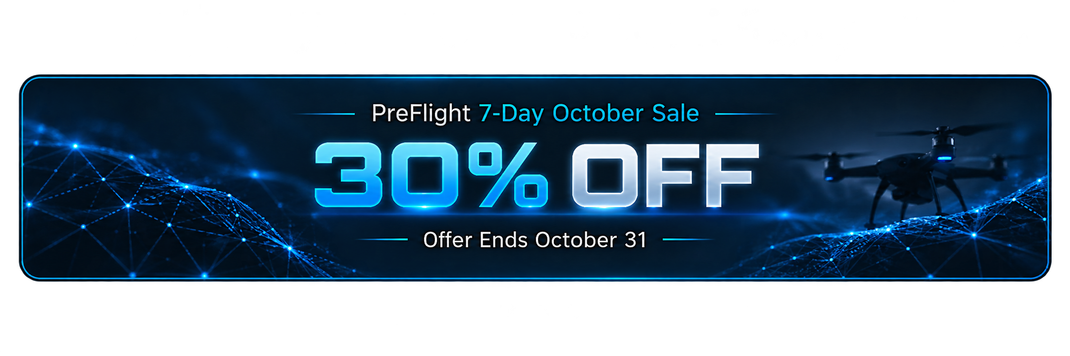 PreFlight 7-Day October Sale - 30% OFF. Offer Ends October 31